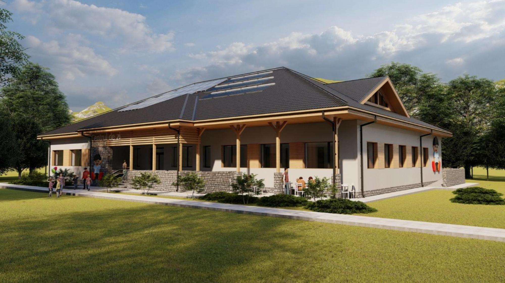 Centru Multifuncțional cu dotări sportive și culturale pentru copii în comuna Rebricea, județul Vaslui